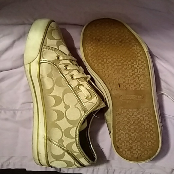 Coach Metallic Sneakers - Picture 2 of 8
